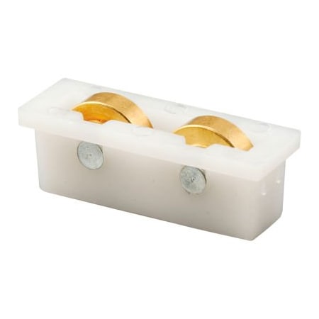 Prime-Line Prime-Line Sliding Window Tandem Roller Assembly, 1/2"Flat Brass Wheels G 3119